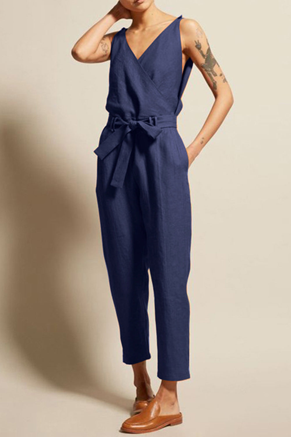 Executive Sleeveless Jumpsuit