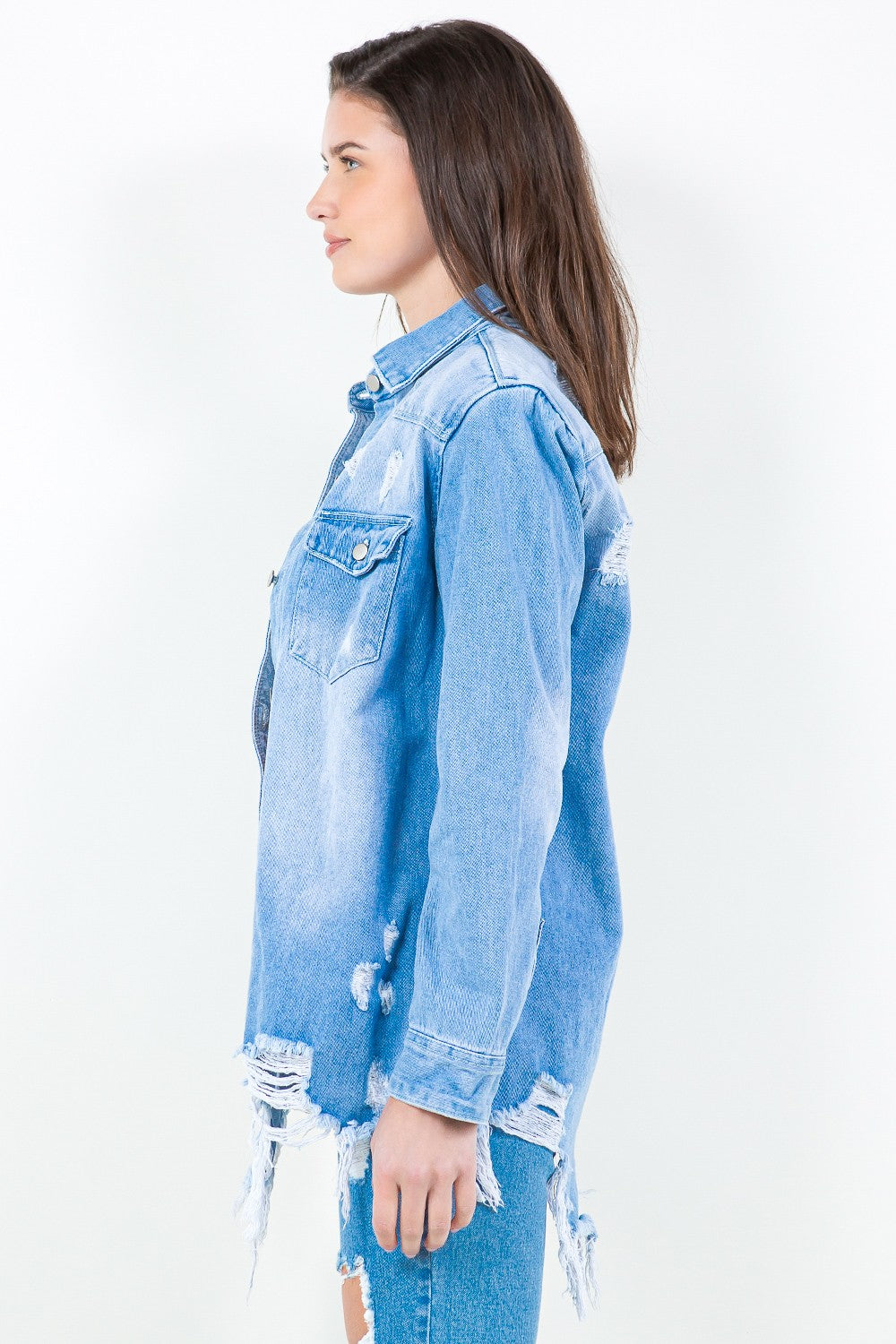 American Bazi Denim Shirt Jacket