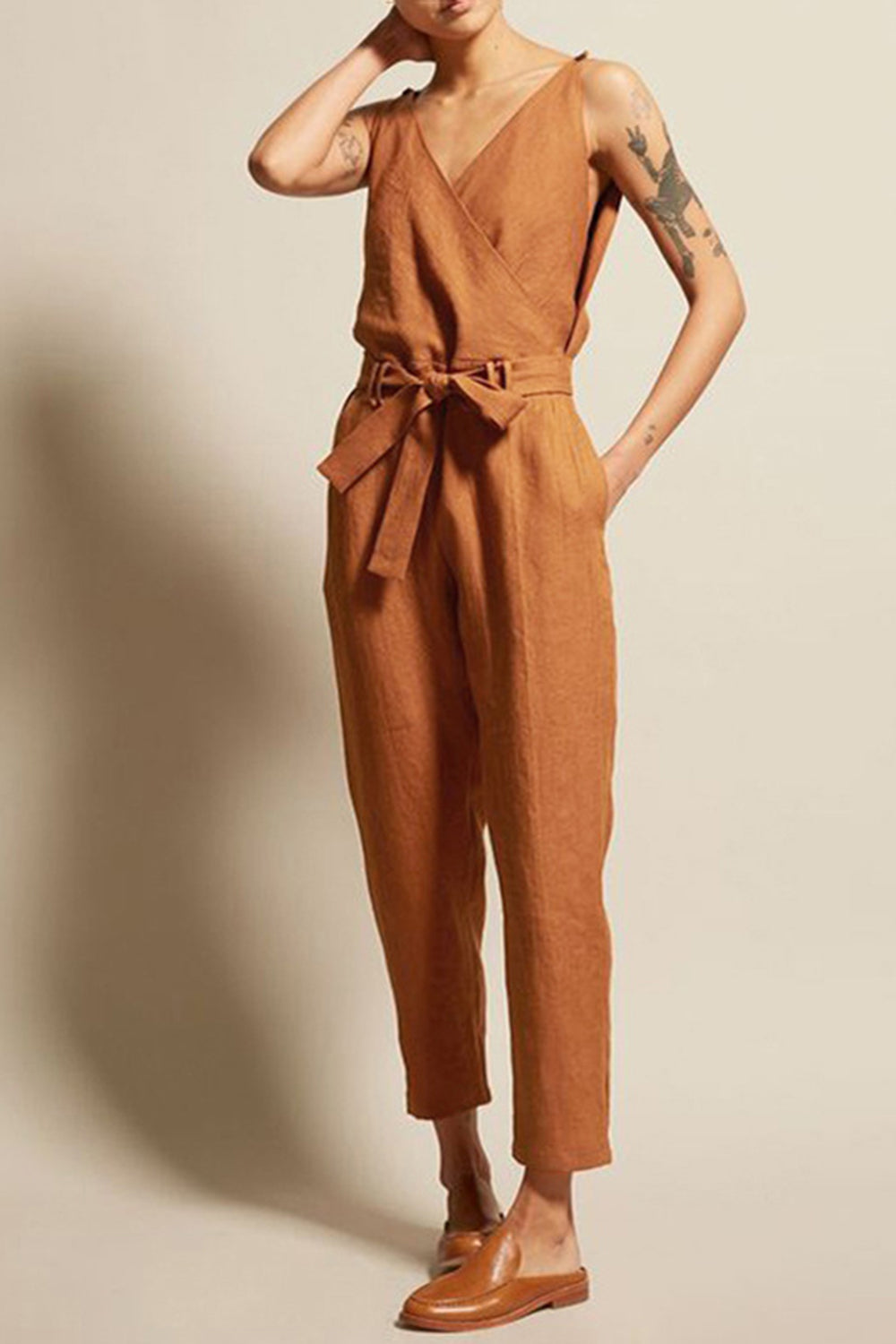 Executive Sleeveless Jumpsuit