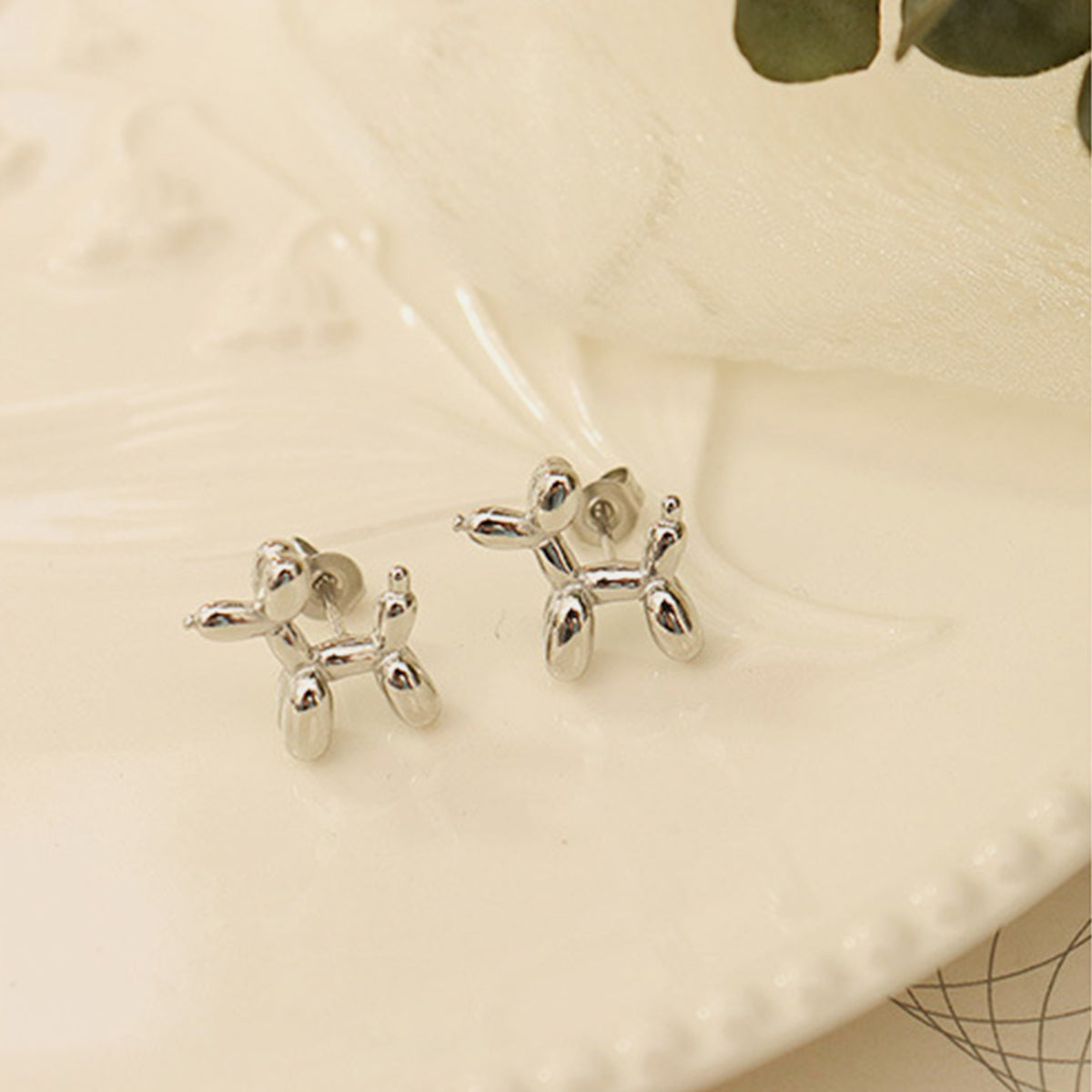 Puppy Stud Earrings