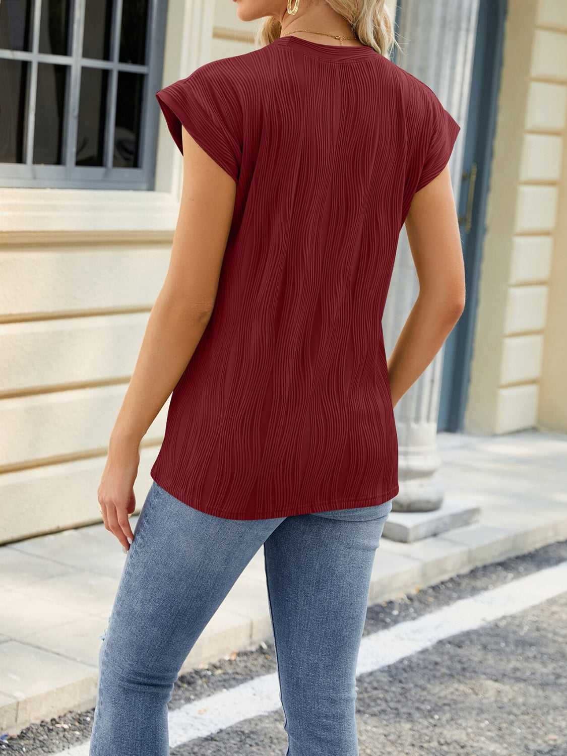 Marlene Cap Sleeve T-Shirt