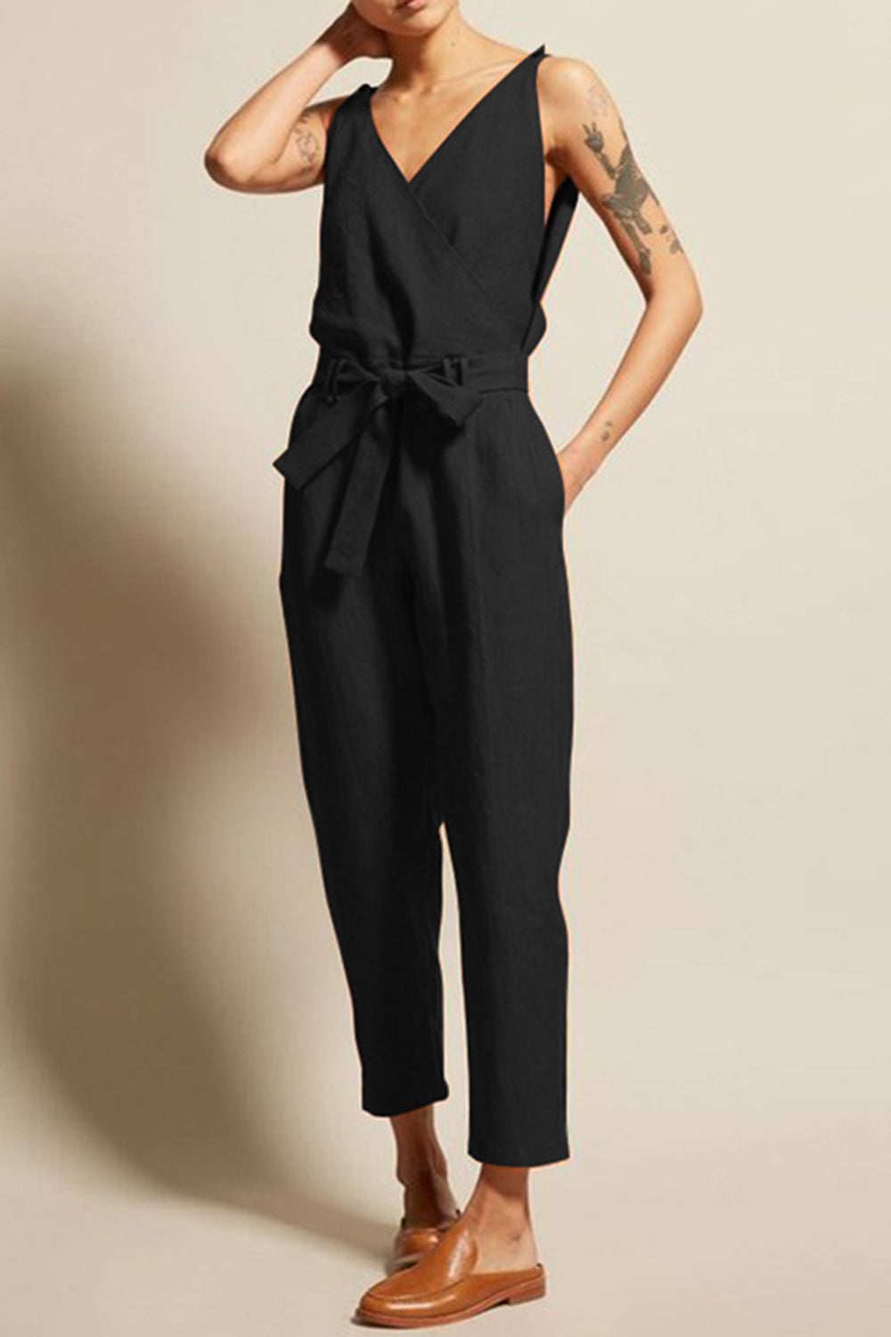 Executive Sleeveless Jumpsuit