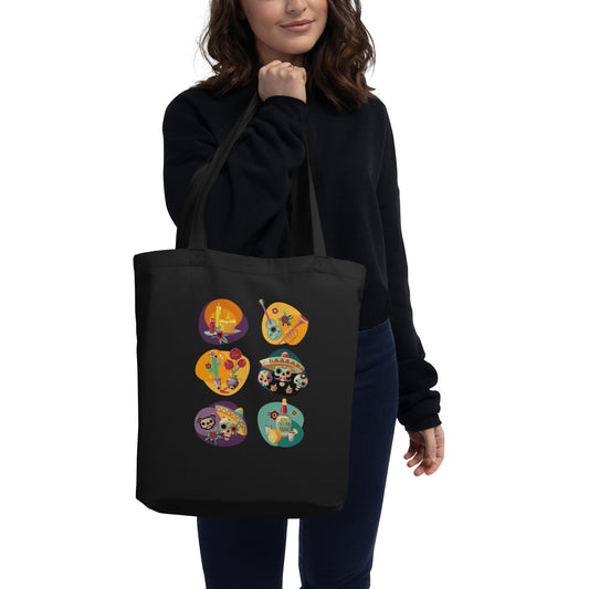 Mexico Dia De Los Muertos Eco Tote Bag