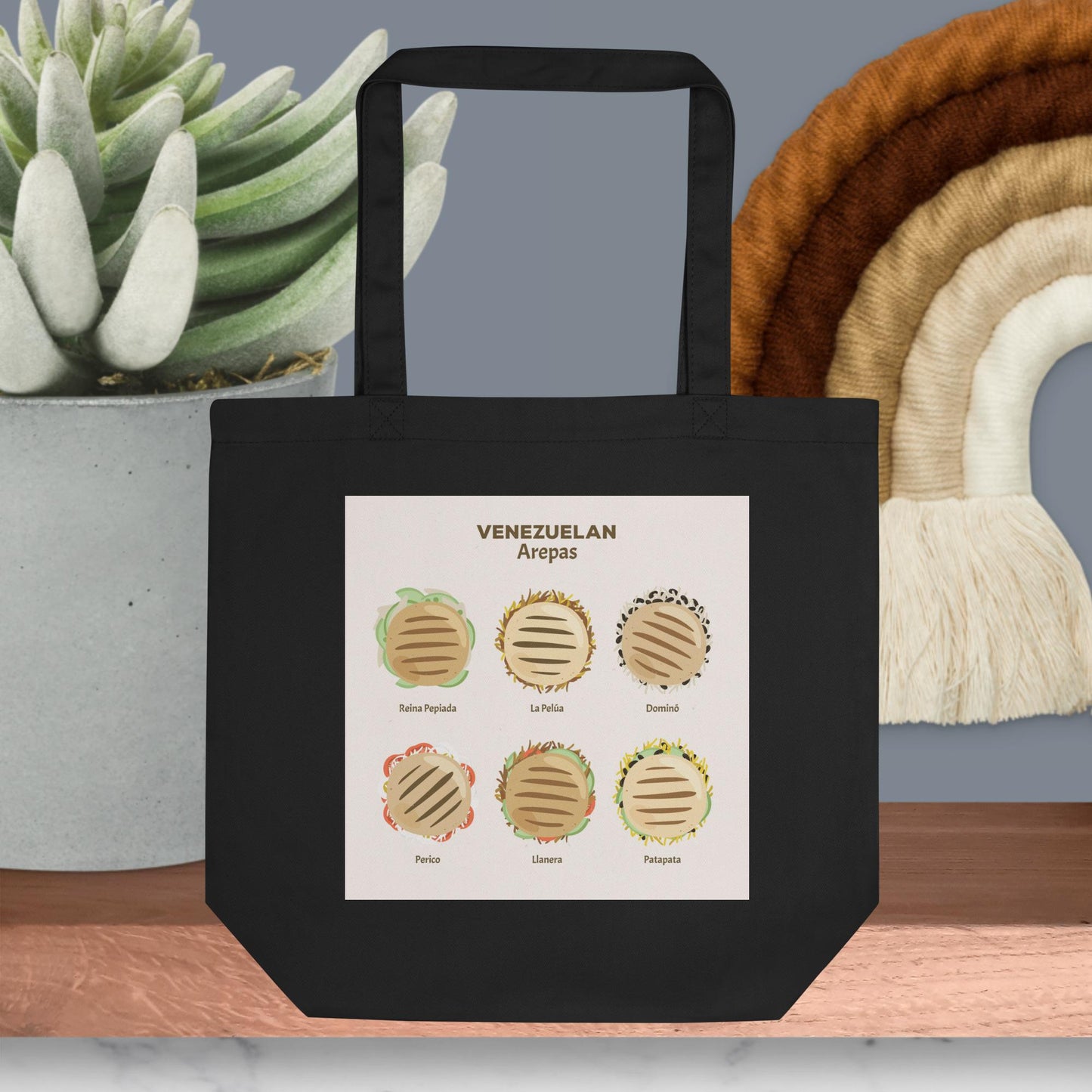 Venezuelan Arepas Eco Tote Bag