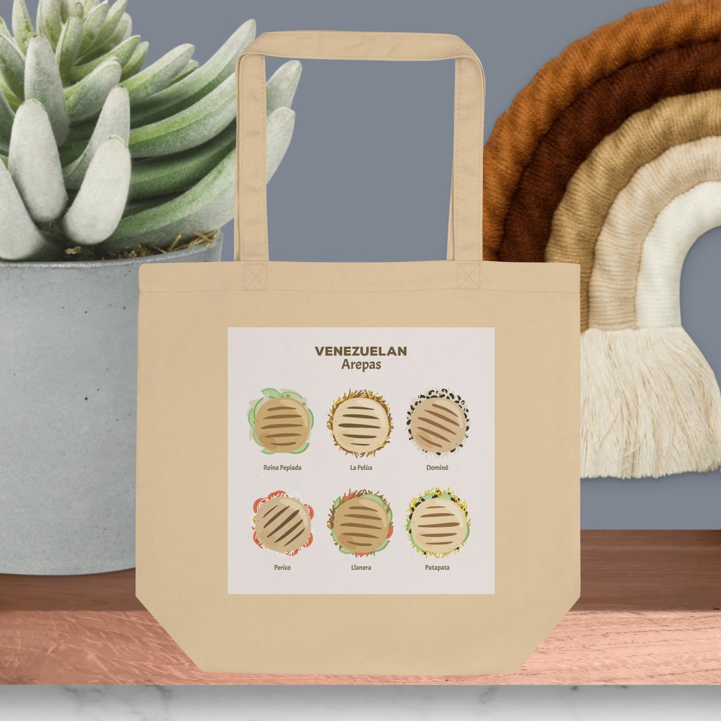 Venezuelan Arepas Eco Tote Bag