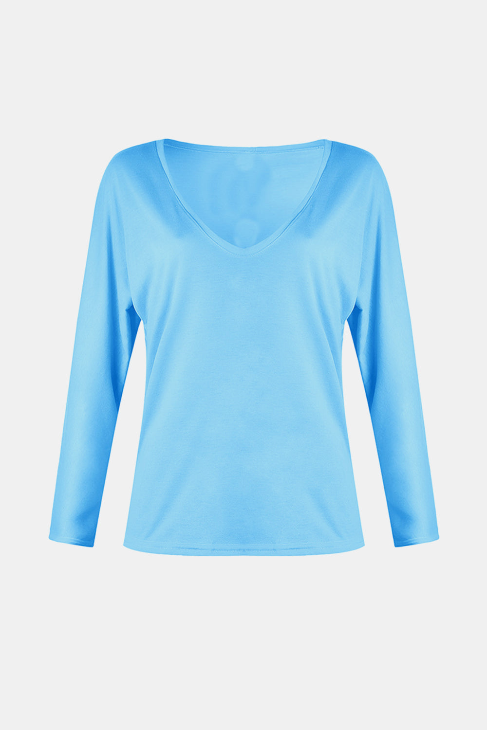 V-Neck Long Sleeve T-Shirt