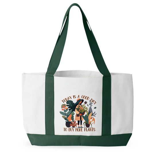 Plant Themed Cruiser Tote Bag - Floral Shopping Bag - Cool Tote Bag