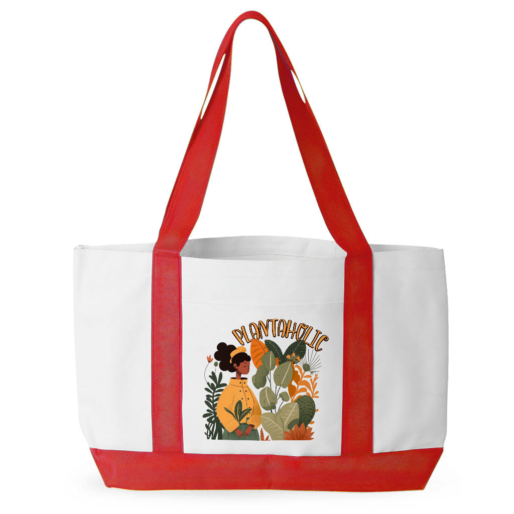 Plantaholic Cruiser Tote Bag - Funny Shopping Bag - Unique Tote Bag