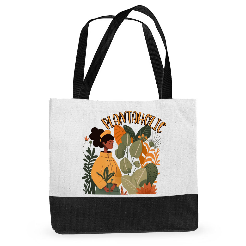 Plantaholic Large Tote Bag - Funny Shopping Bag - Unique Cloth Bag