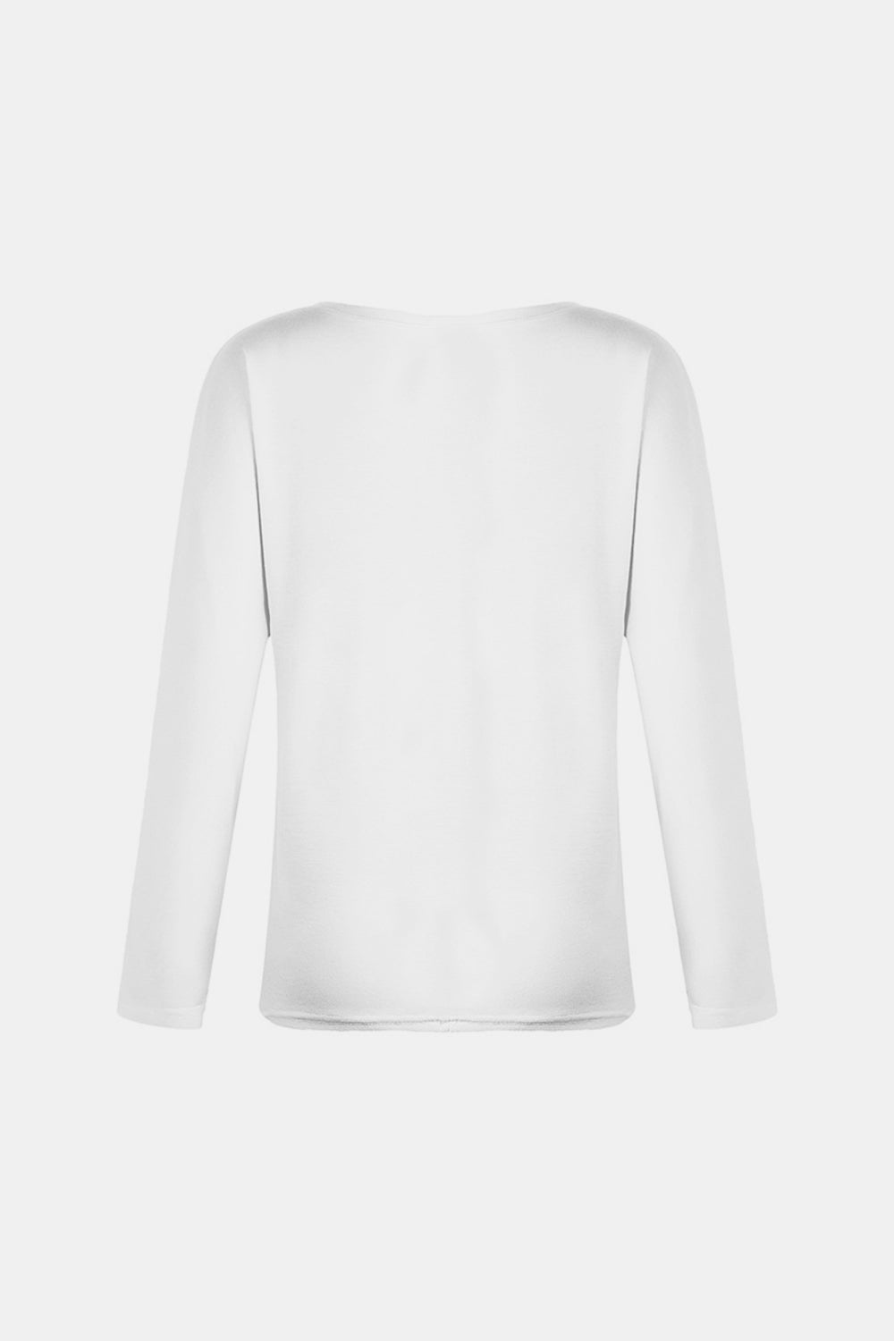 V-Neck Long Sleeve T-Shirt