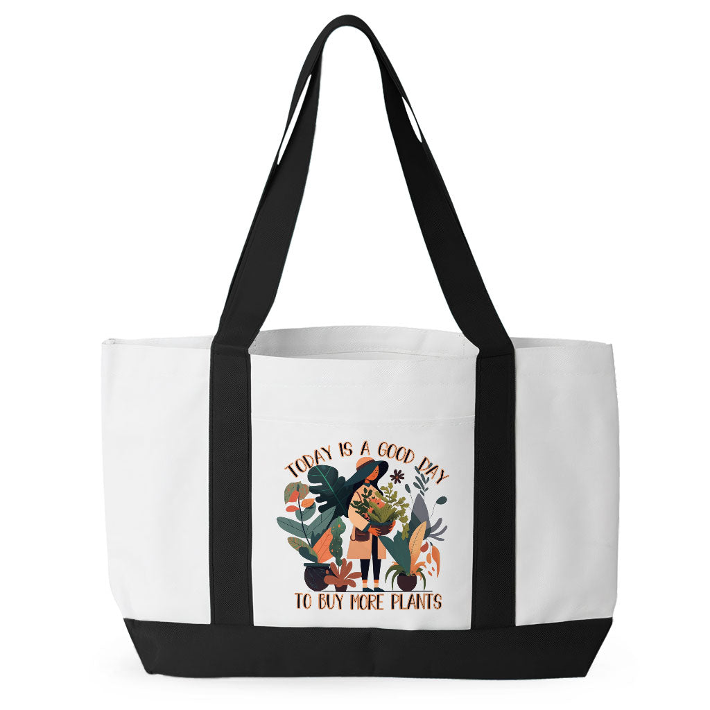 Plant Themed Cruiser Tote Bag - Floral Shopping Bag - Cool Tote Bag