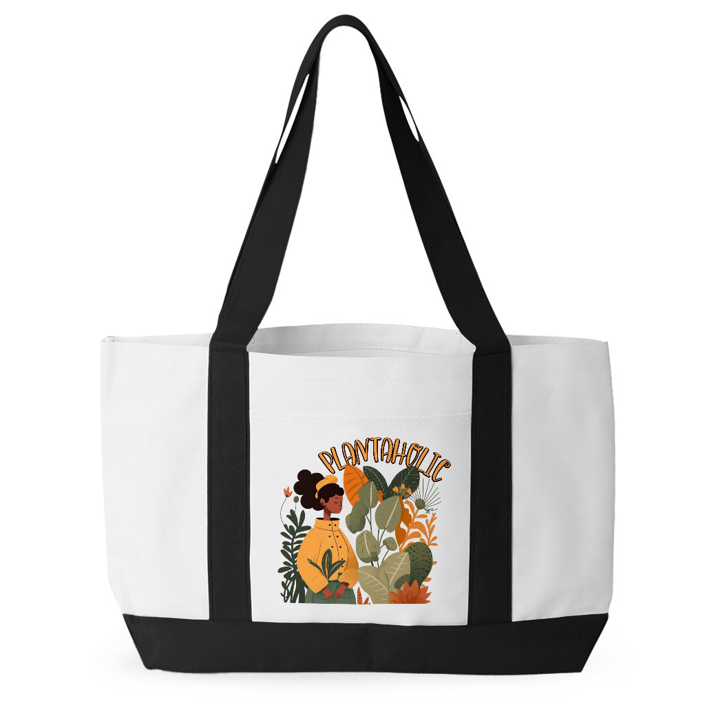 Plantaholic Cruiser Tote Bag - Funny Shopping Bag - Unique Tote Bag